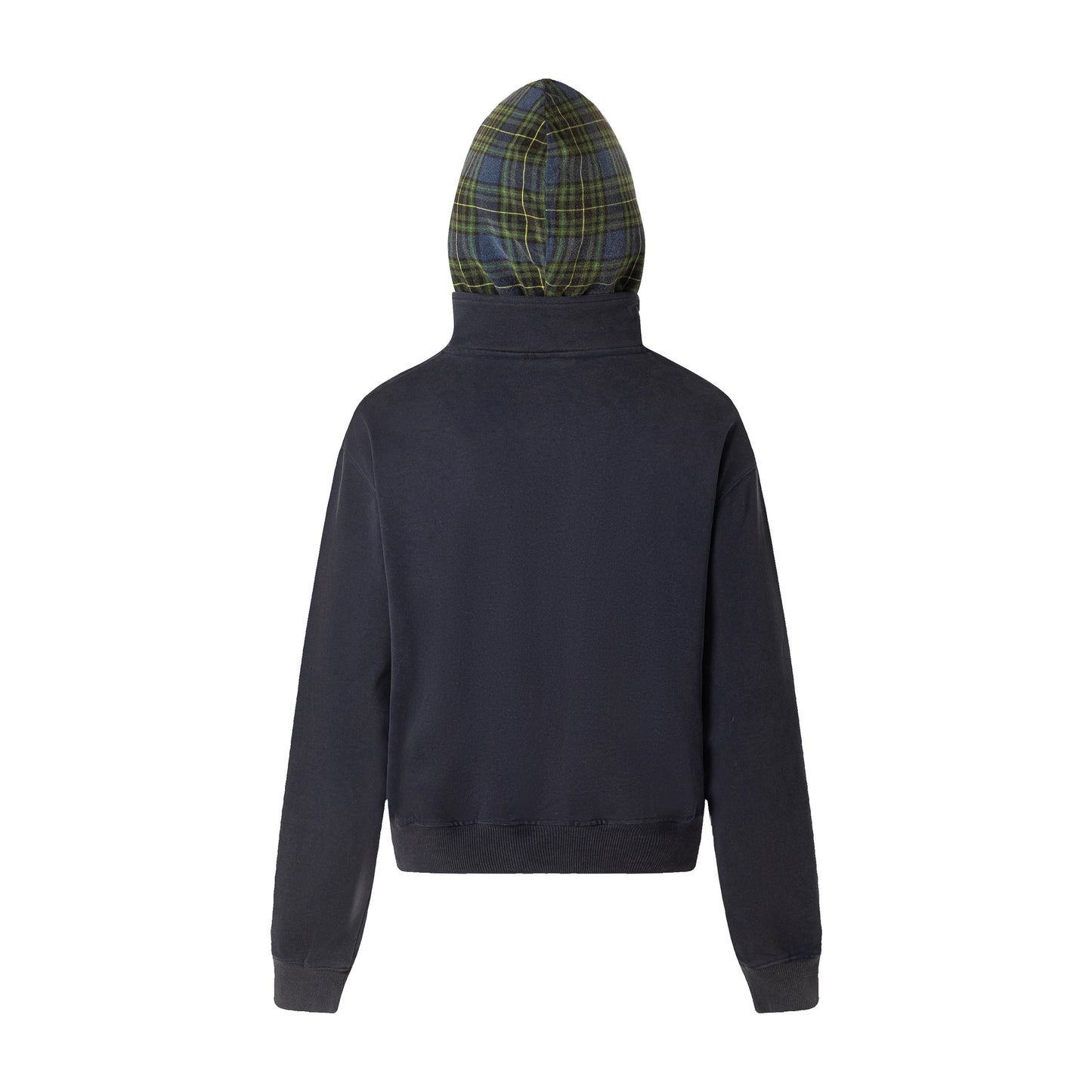 Style Retro High-End Minimalist Patchwork Design Unisex Heavyweight Oversized Hoodie Sweatshirt