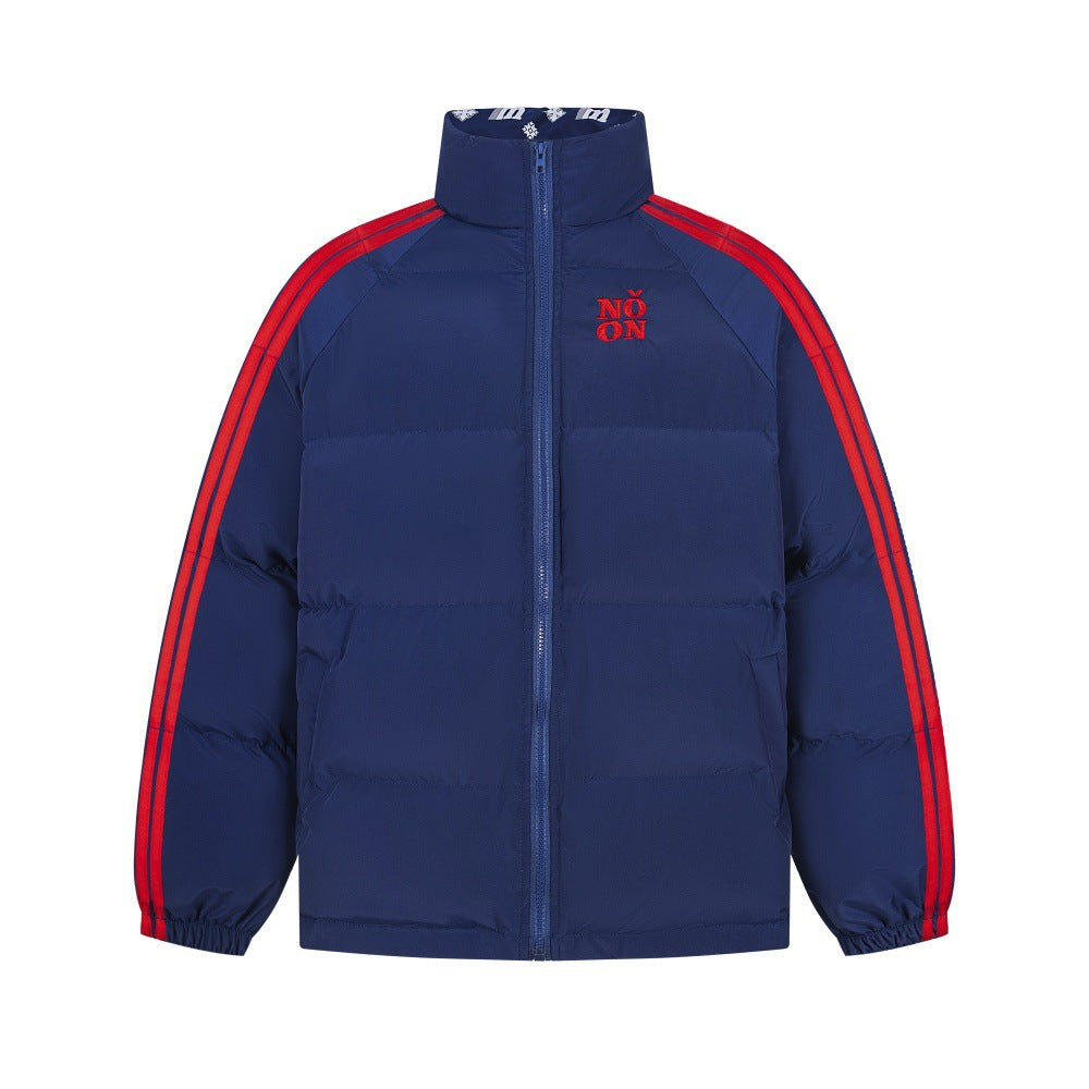High collar cotton clothing