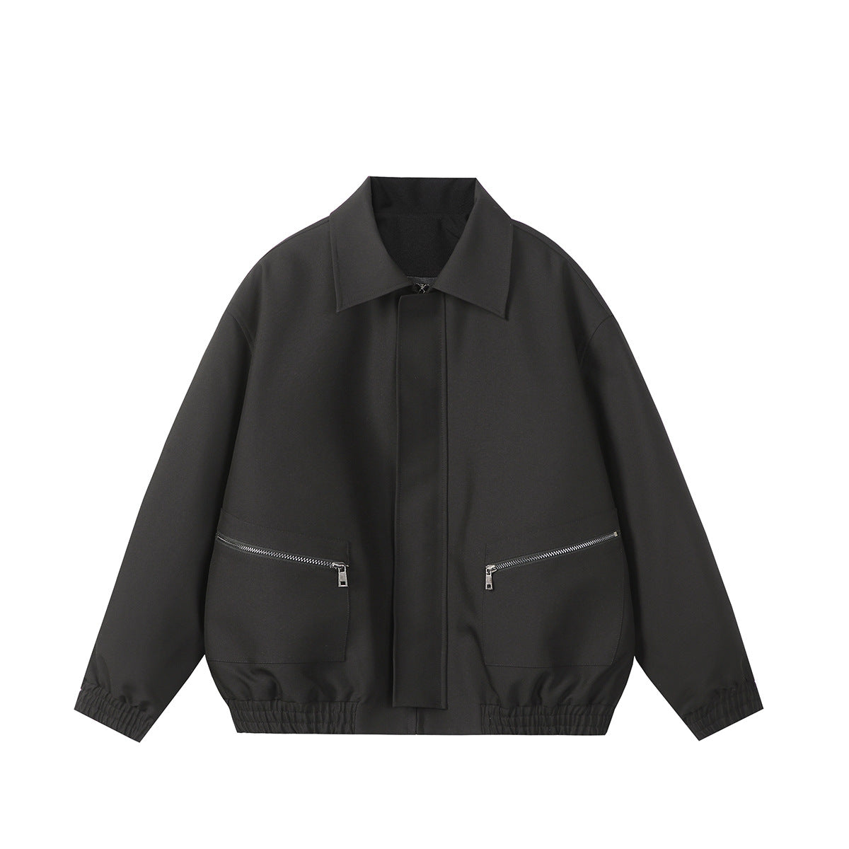 Design Cleanfit Retro Oversized Utility Jacket Unisex Short Outerwear