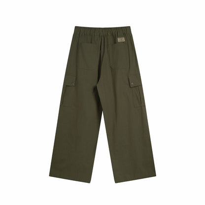 Loose Oversized Wide-leg Cargo Pants Unisex Versatile Straight Leg