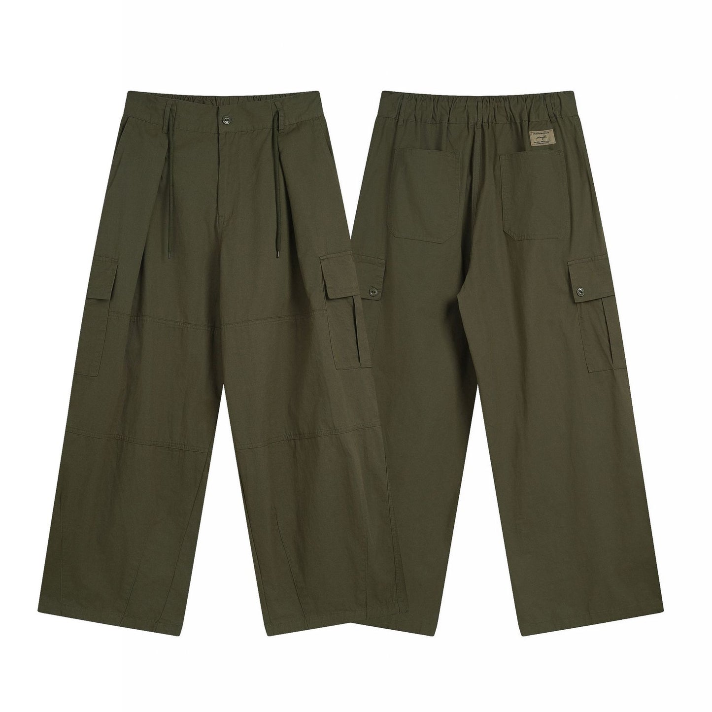 Loose Oversized Wide-leg Cargo Pants Unisex Versatile Straight Leg