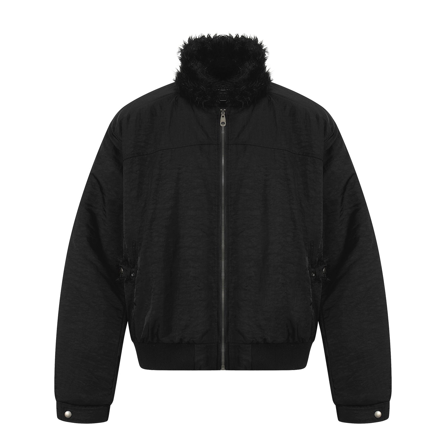 Oversized Short Cleanfit Thick Flight Cotton Jacket