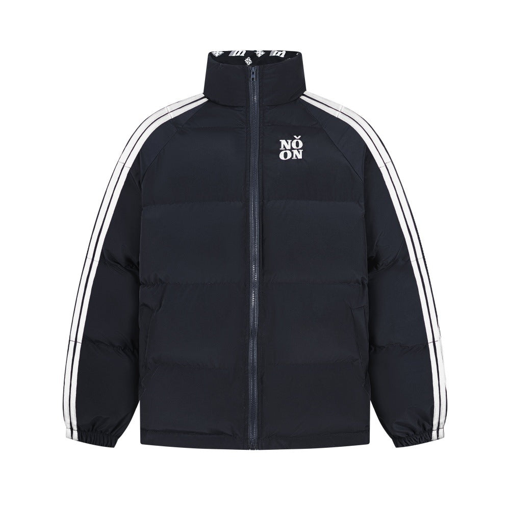 High collar cotton clothing