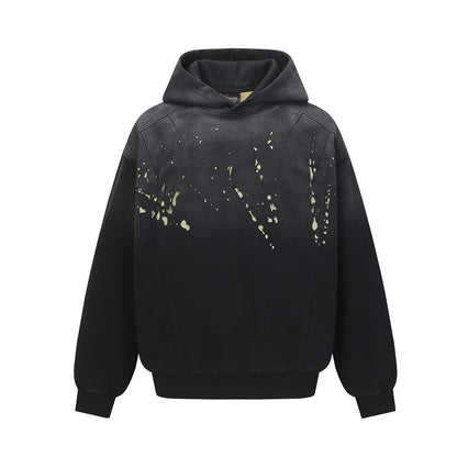 Destruction of hoodies and sweatshirts