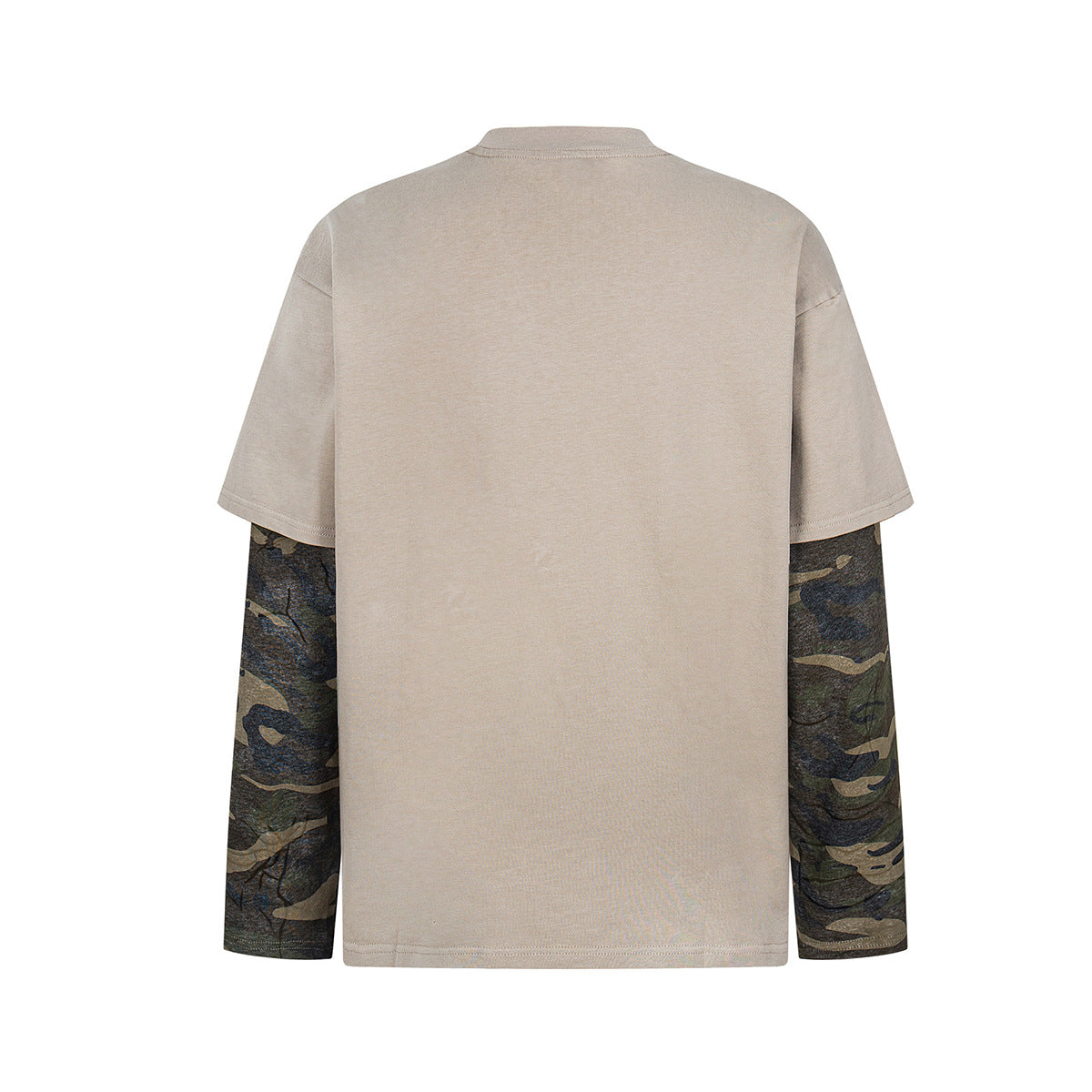 Camouflage fake two sports hoodies