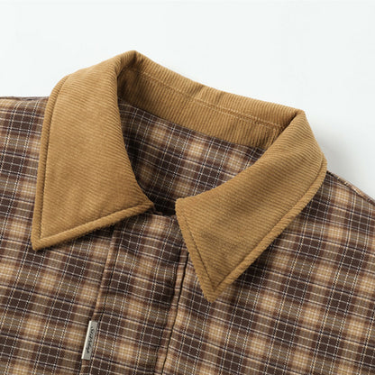 Men's checkered cotton clothing
