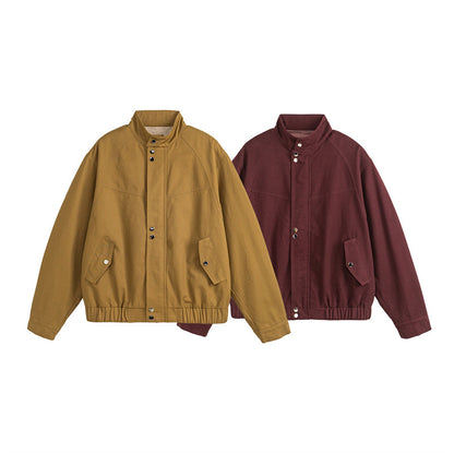 Clothing  Vintage Unisex Casual Streetwear Jacket Youth Versatile Outerwear