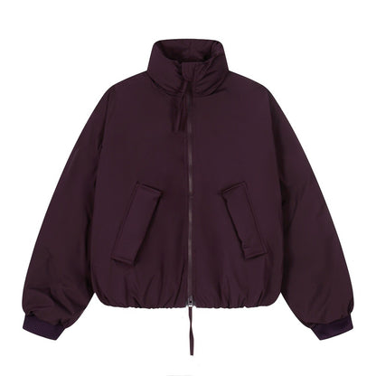 High collar cotton clothing