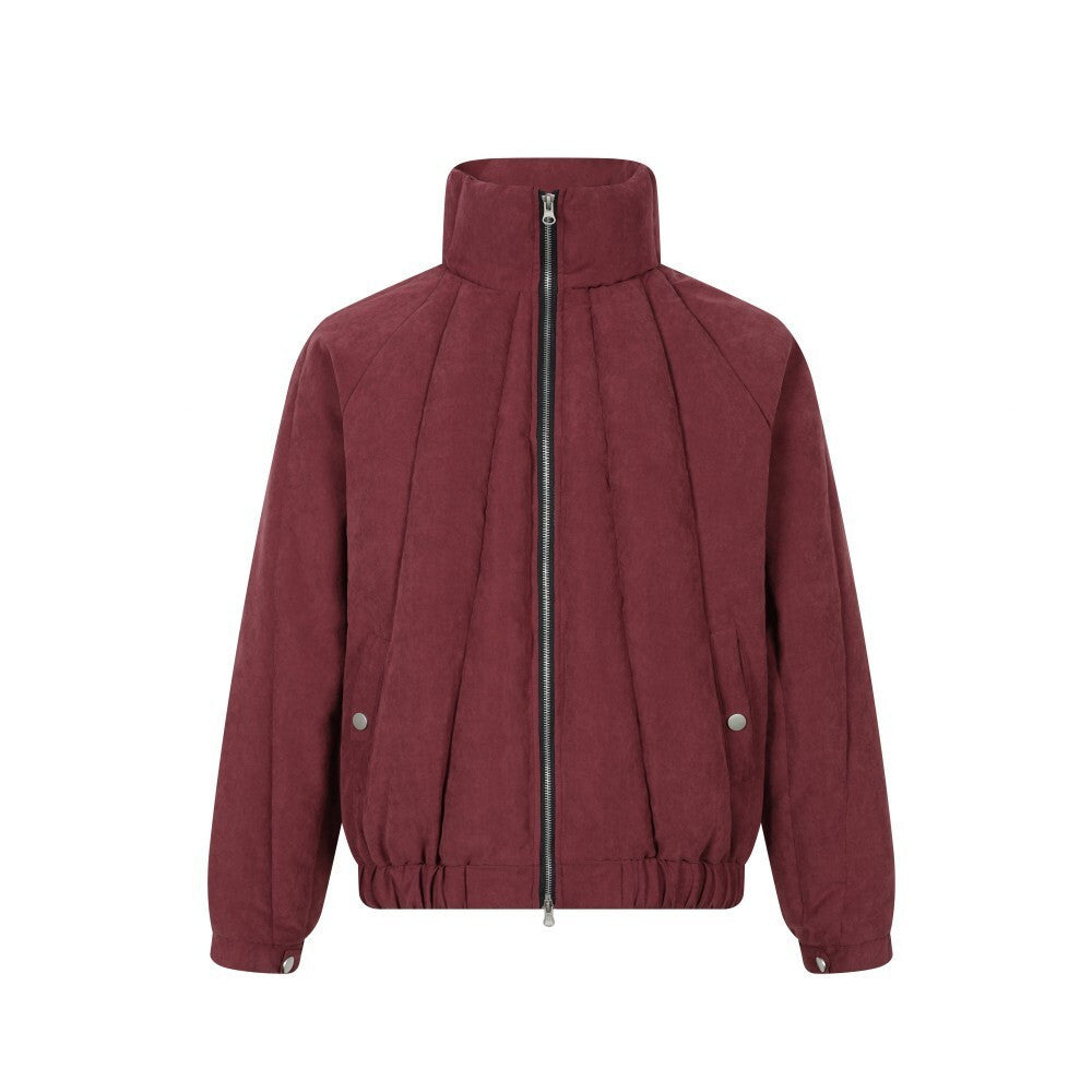 High collar cotton clothing