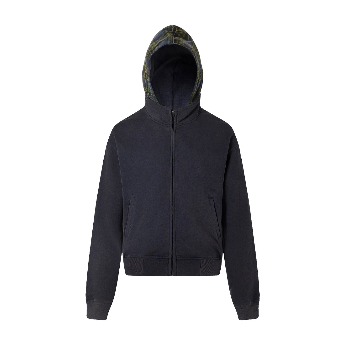Style Retro High-End Minimalist Patchwork Design Unisex Heavyweight Oversized Hoodie Sweatshirt