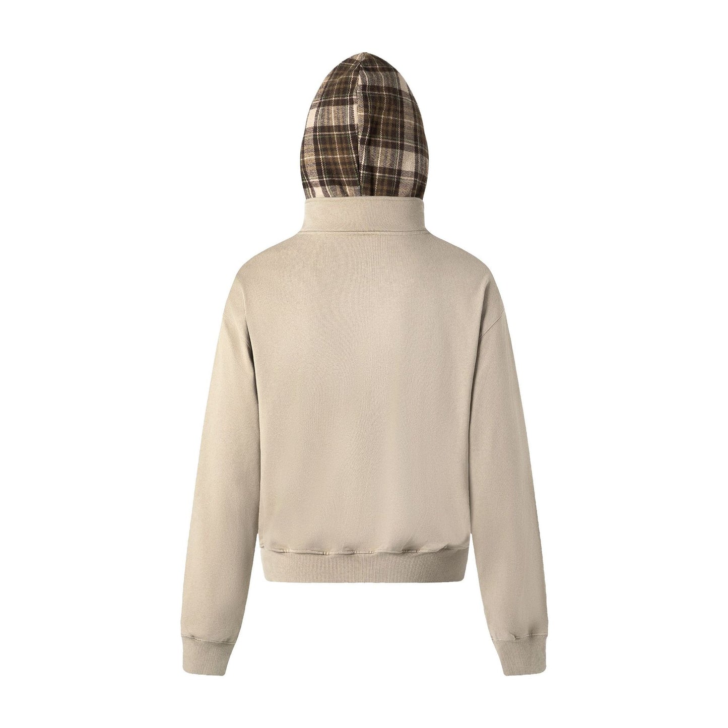 Style Retro High-End Minimalist Patchwork Design Unisex Heavyweight Oversized Hoodie Sweatshirt