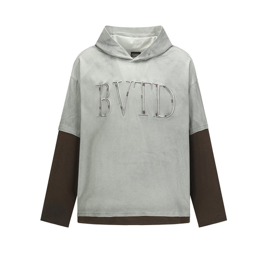 Fake two hoodies