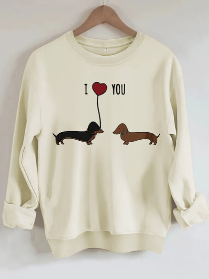 Two dog print hoodies