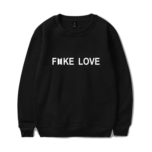 BTS Hoodies Women Kpop Fake Love Clothes Pullovers Casual Long Sleeve Sweatshirt Oversized Sweatshirt