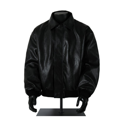 Leather and cotton clothing