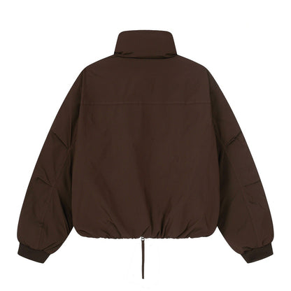 High collar cotton clothing