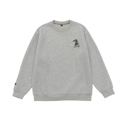 Casual Unisex Oversized Hoodie with Embroidery