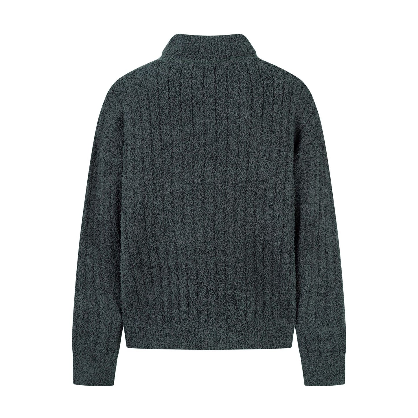 Casual Solid Color Unisex Loose Knit Sweater Men's Street Oversized Pullover
