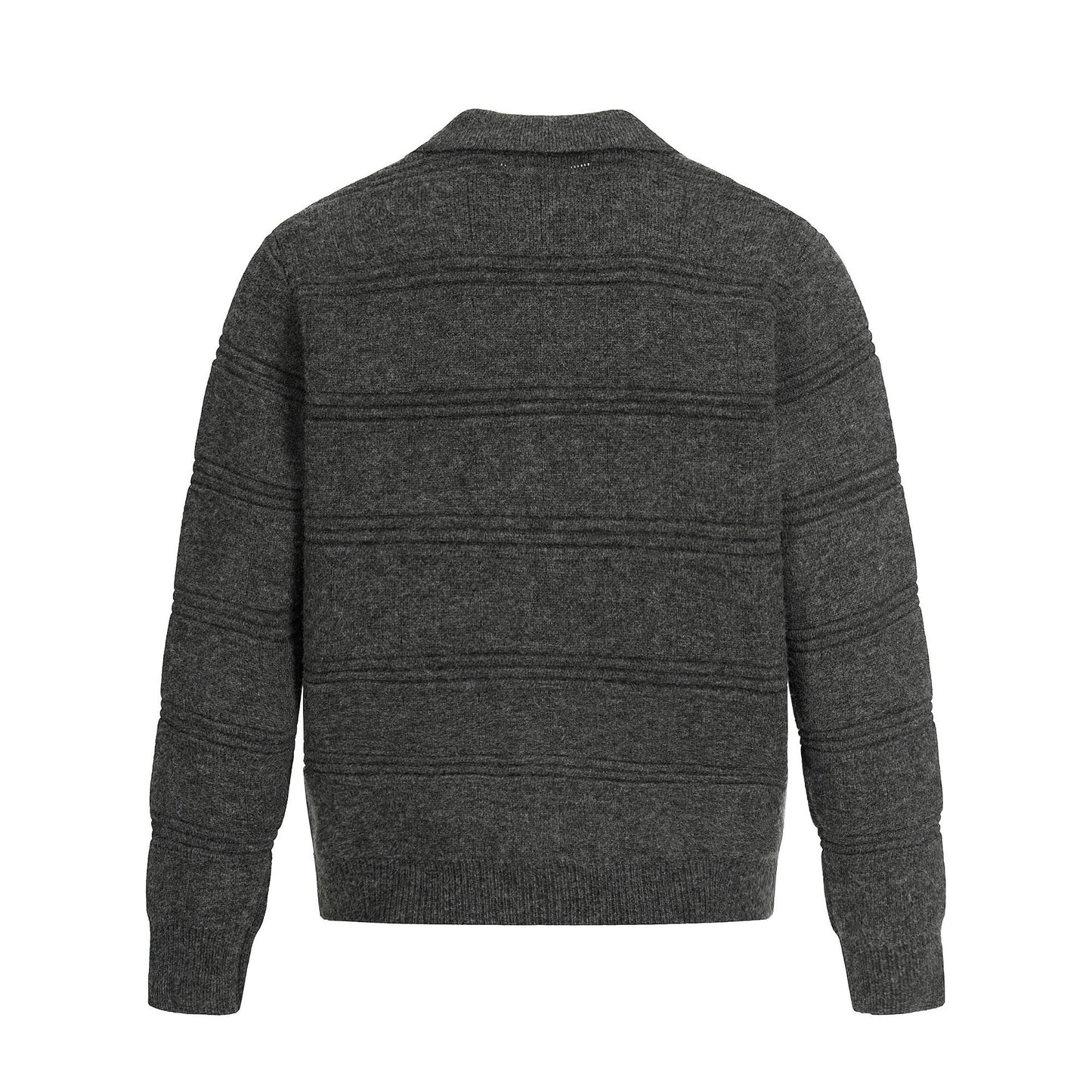 Casual Solid Color Unisex Knit Cardigan Men's Loose Oversized Sweater Street  Style
