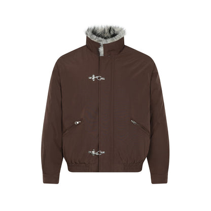 High collar cotton clothing