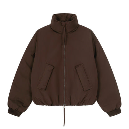 High collar cotton clothing