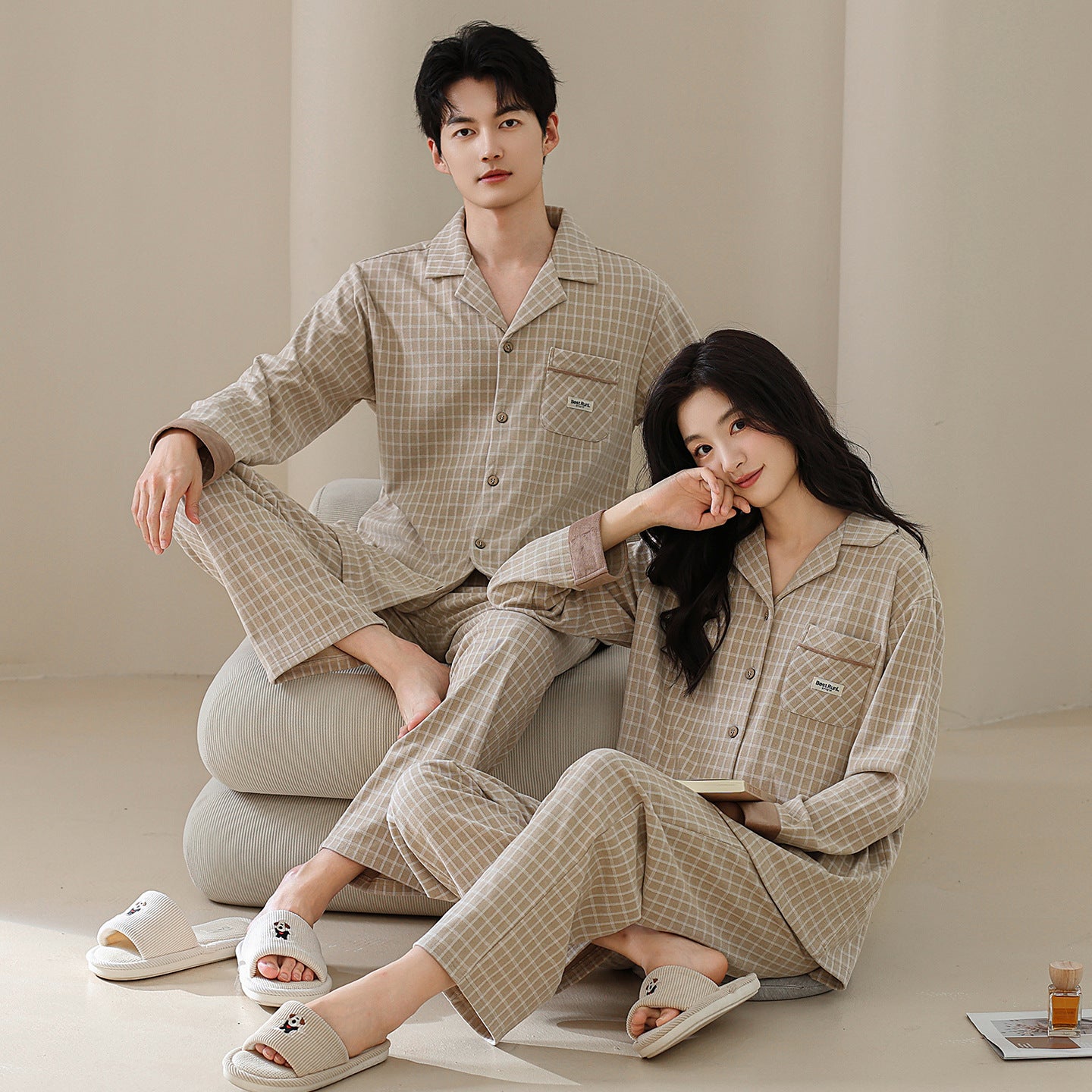 Home clothing couple set