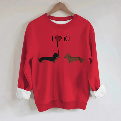 Two dog print hoodies
